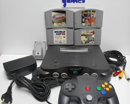 Nintendo-64-+-4-Sport-Games-Pack-+-Rumble-Pak
